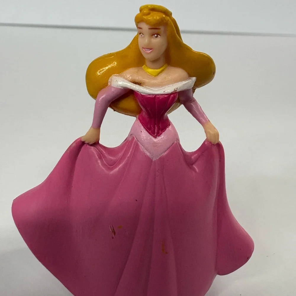 Disney Princess Cake Toppers - Pink and Blue